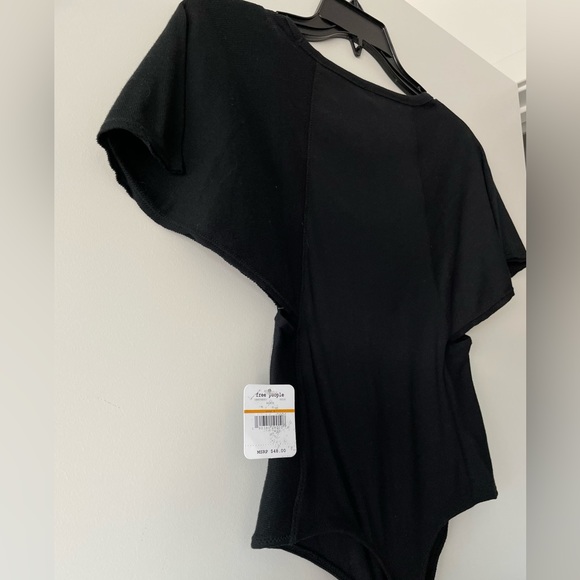 Free People NWT finely ribbed bodysuit - Picture 4 of 4